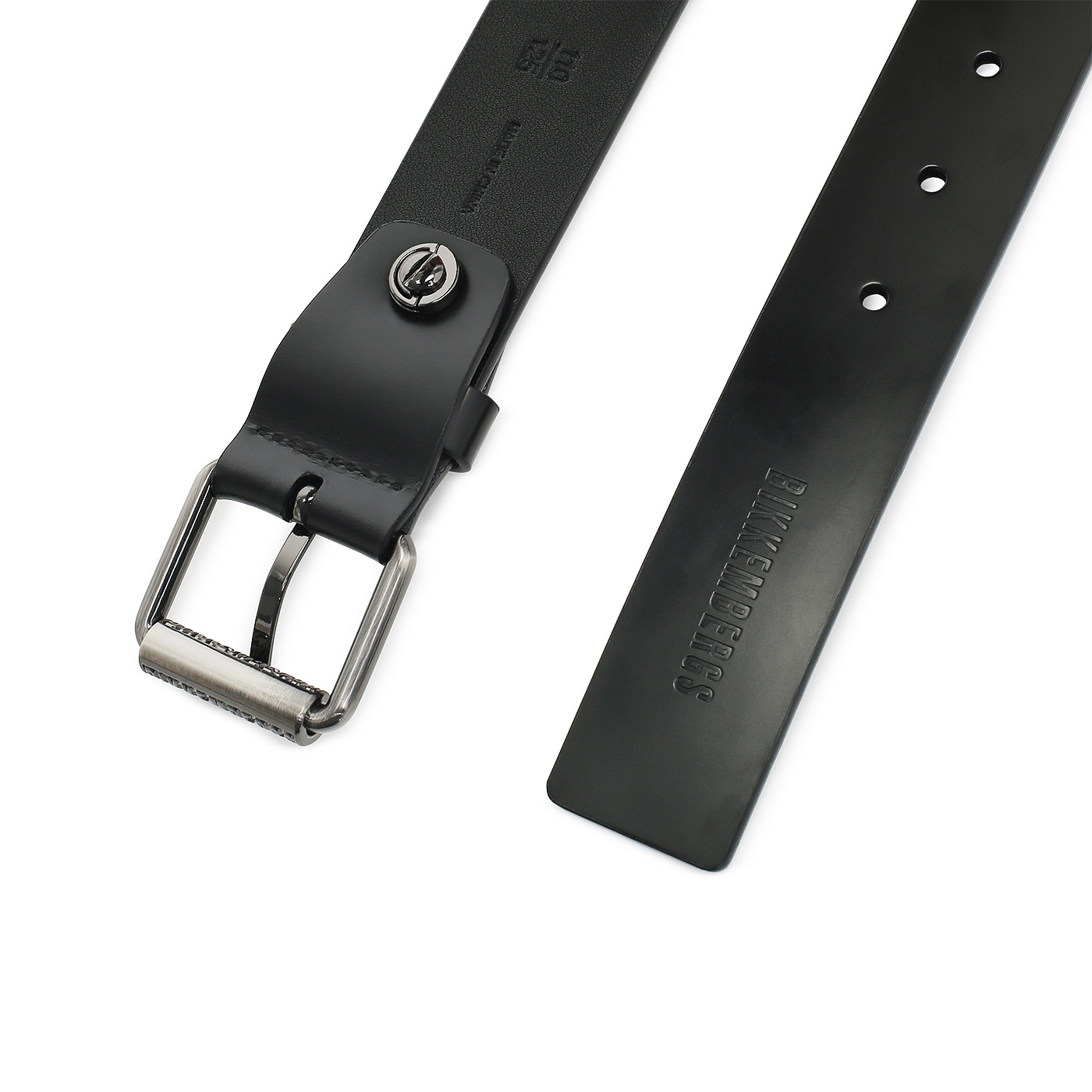 Ремень с тиснением и отстрочкой Bikkembergs Belts