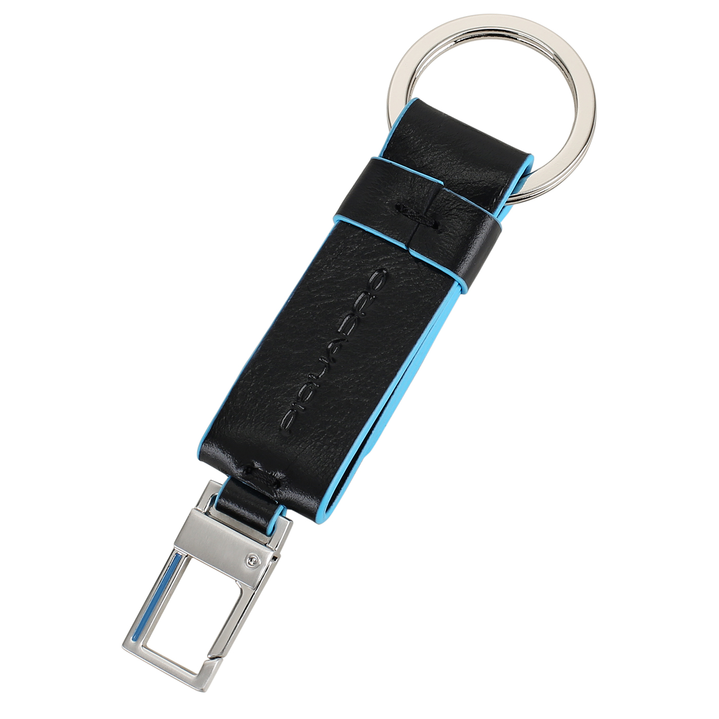 Кожаный брелок Piquadro Blue square
