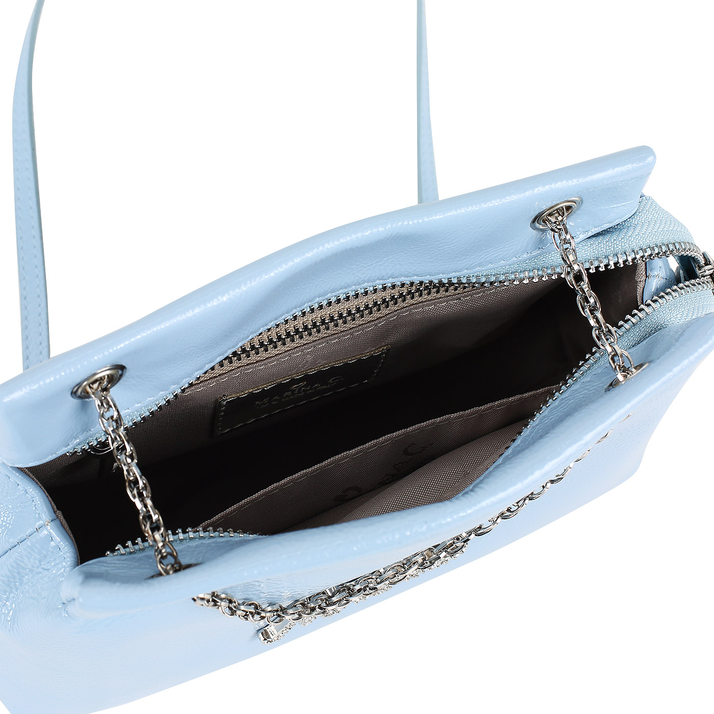 Кожаная сумка с цепочкой Marina Creazioni X1010 STRASS