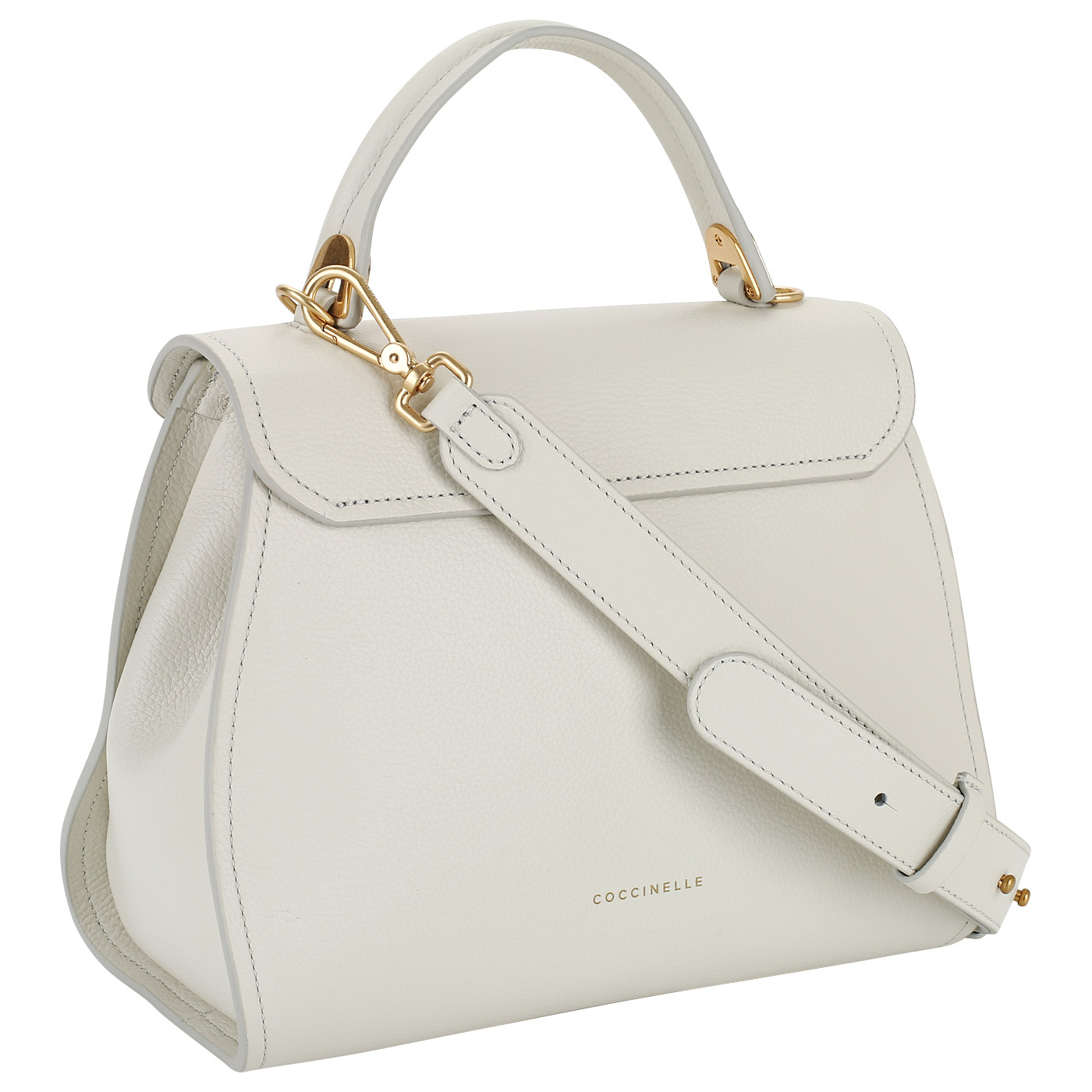 Светло-серая сумка Coccinelle Marvin