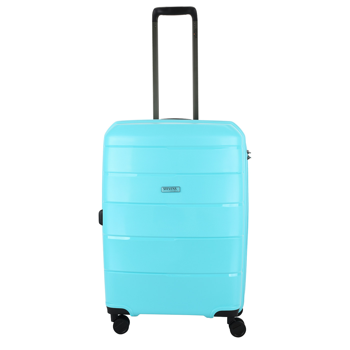 Чемодан средний M из полипропилена с кодовым замком Stevens Soho 2.0