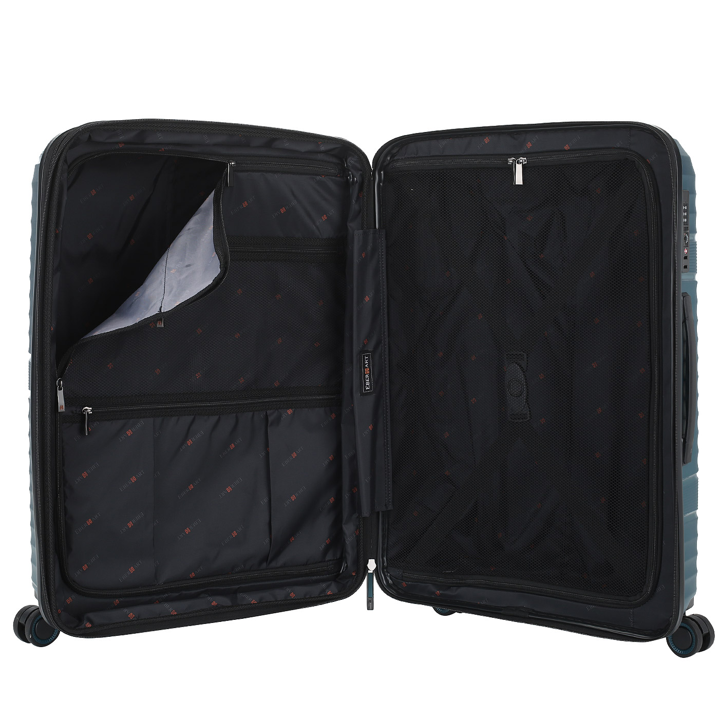 Чемодан средний M из полипропилена с кодовым замком Eberhart Elemental