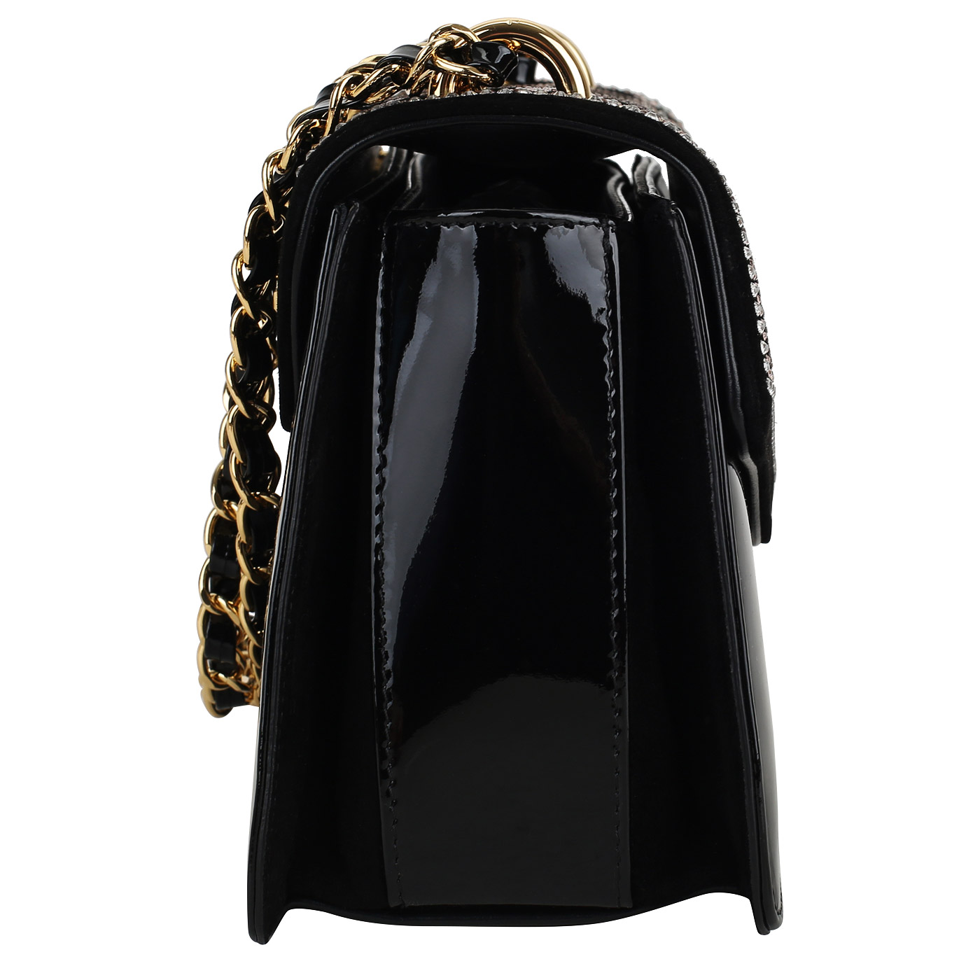 Кожаная сумка с цепочкой Valentino Orlandi Lux