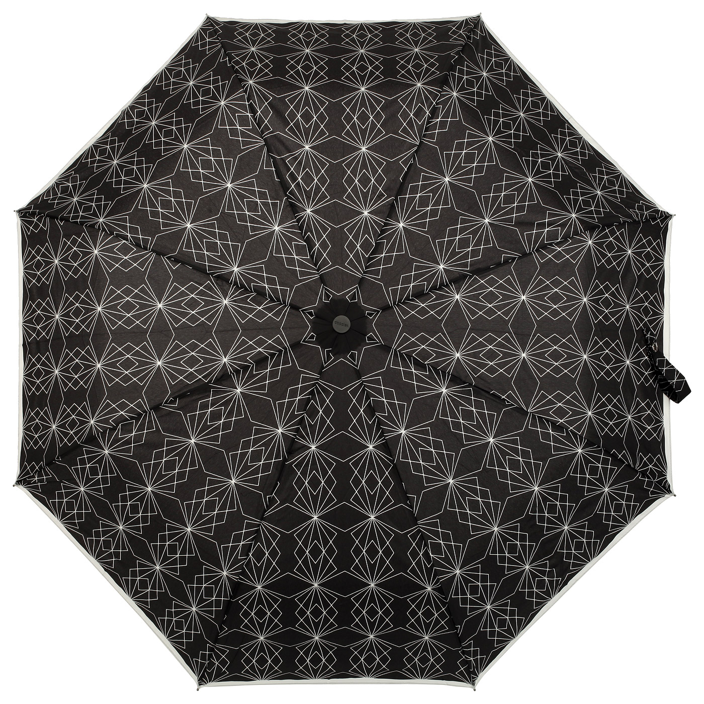 Черный зонт с узором Doppler Paris