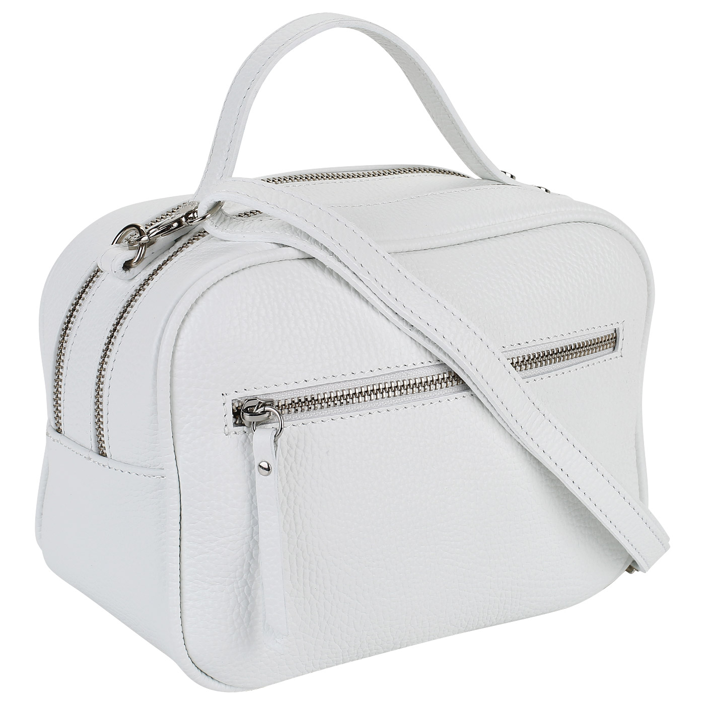 Кожаная сумка с клепками Marina Creazioni 