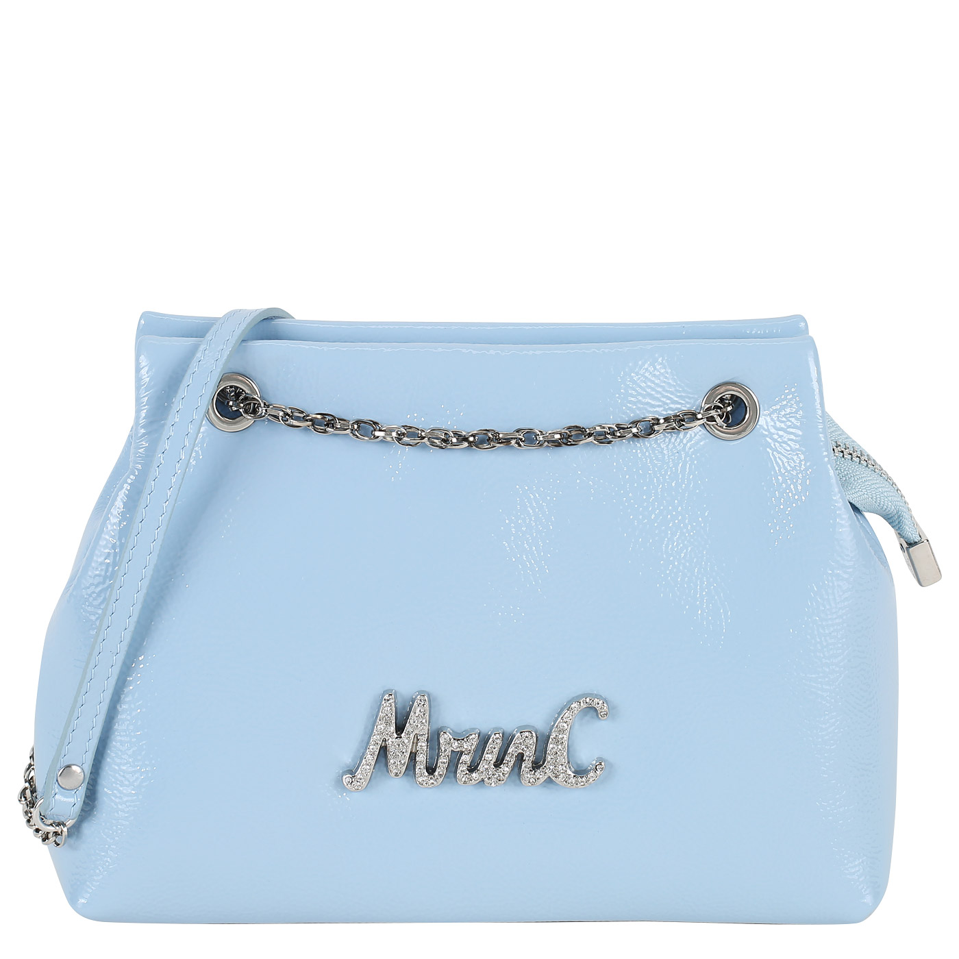 Marina Creazioni Кожаная сумка с цепочкой