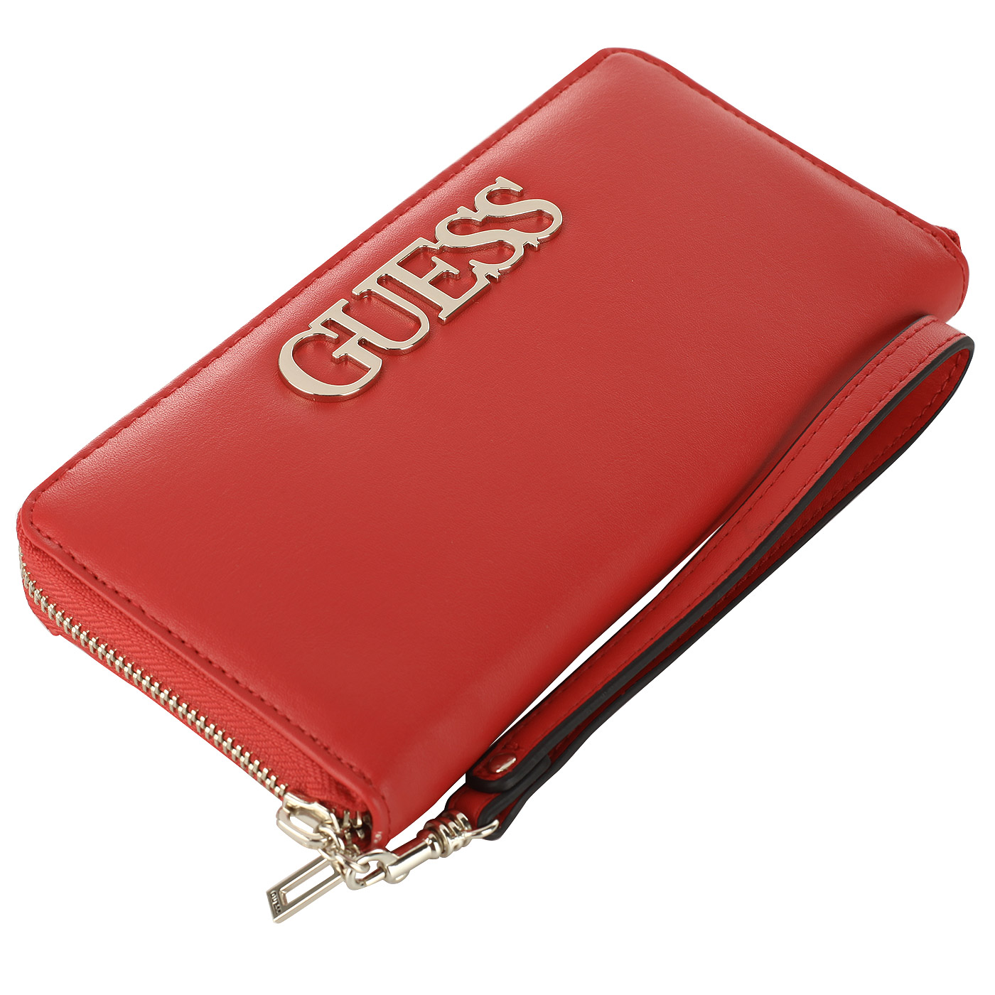Красный кошелек с ремешком Guess Felix