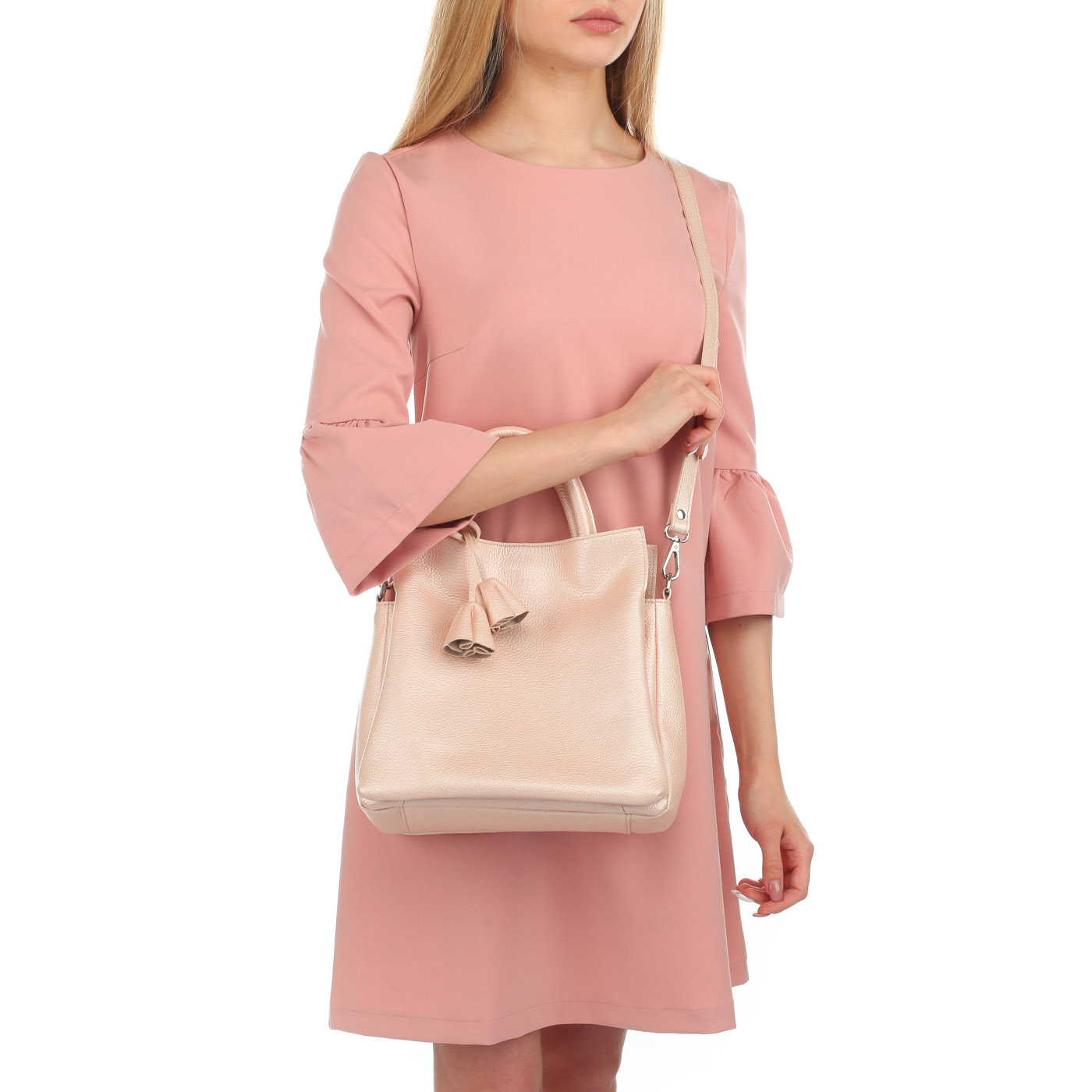 Женская кожаная сумочка с плечевым ремешком Chatte 