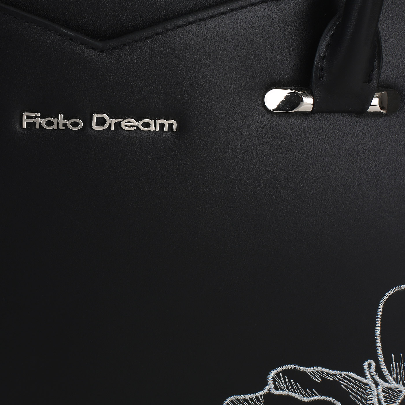 Кожаная сумка с вышивкой Fiato Dream 