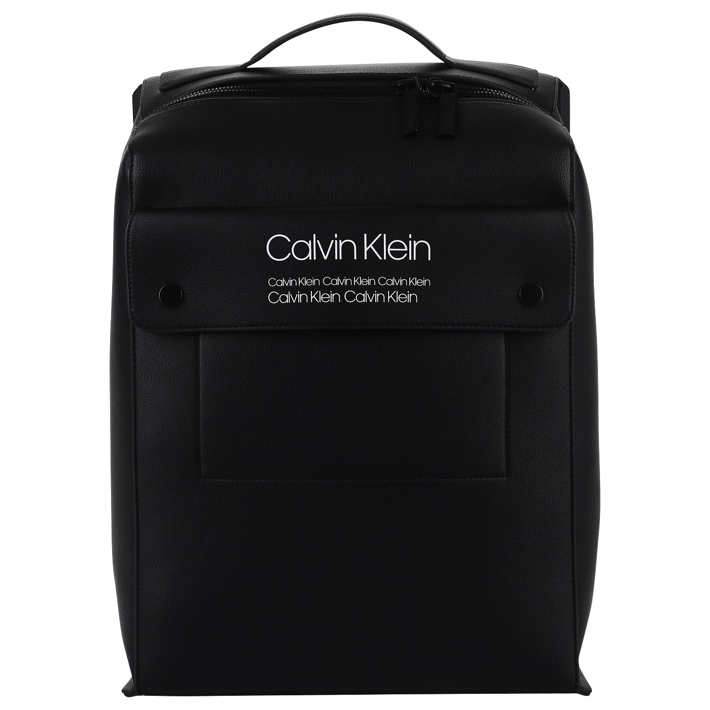 Calvin Klein Jeans Черный рюкзак на двойной молнии