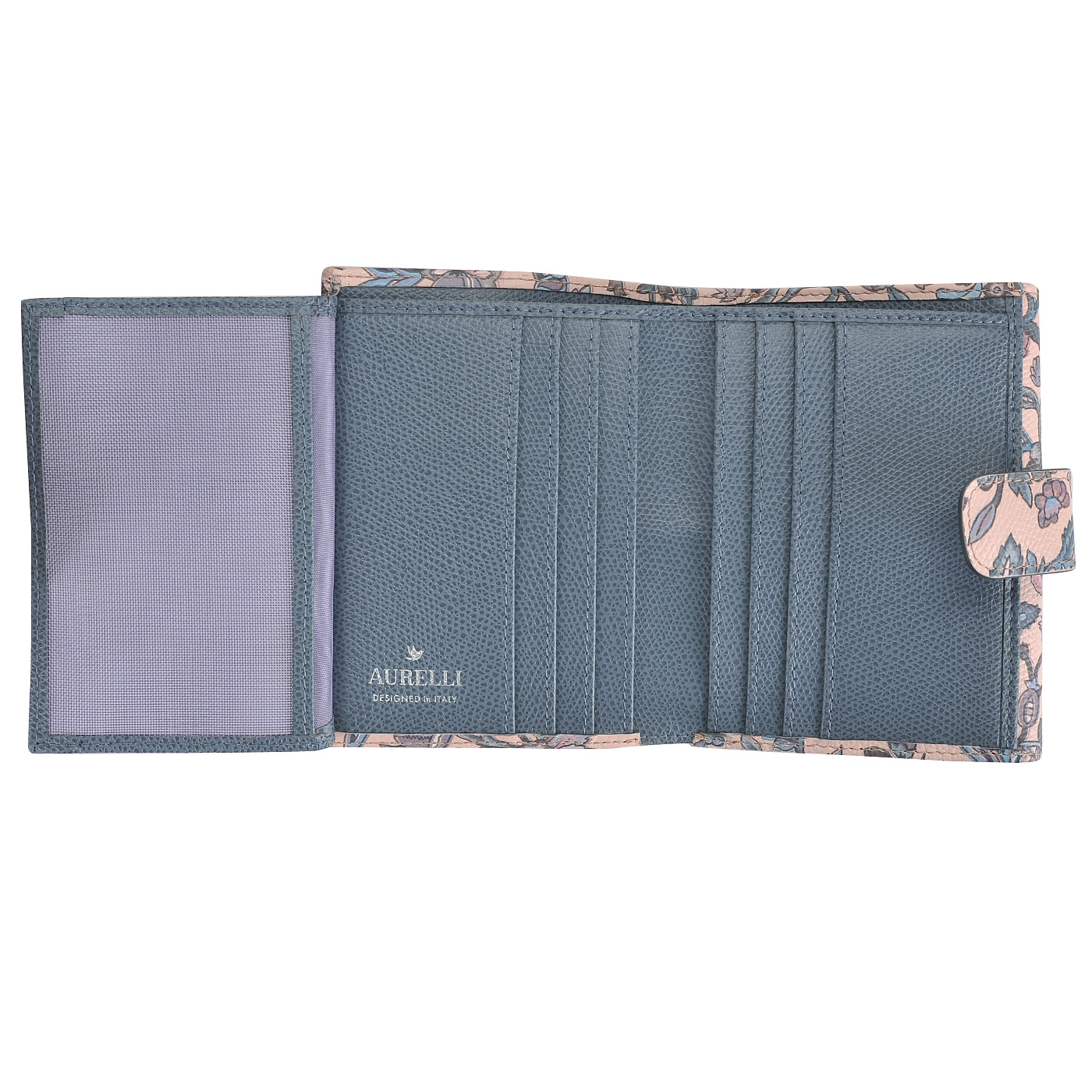 Женское кожаное портмоне Aurelli Alma fiore