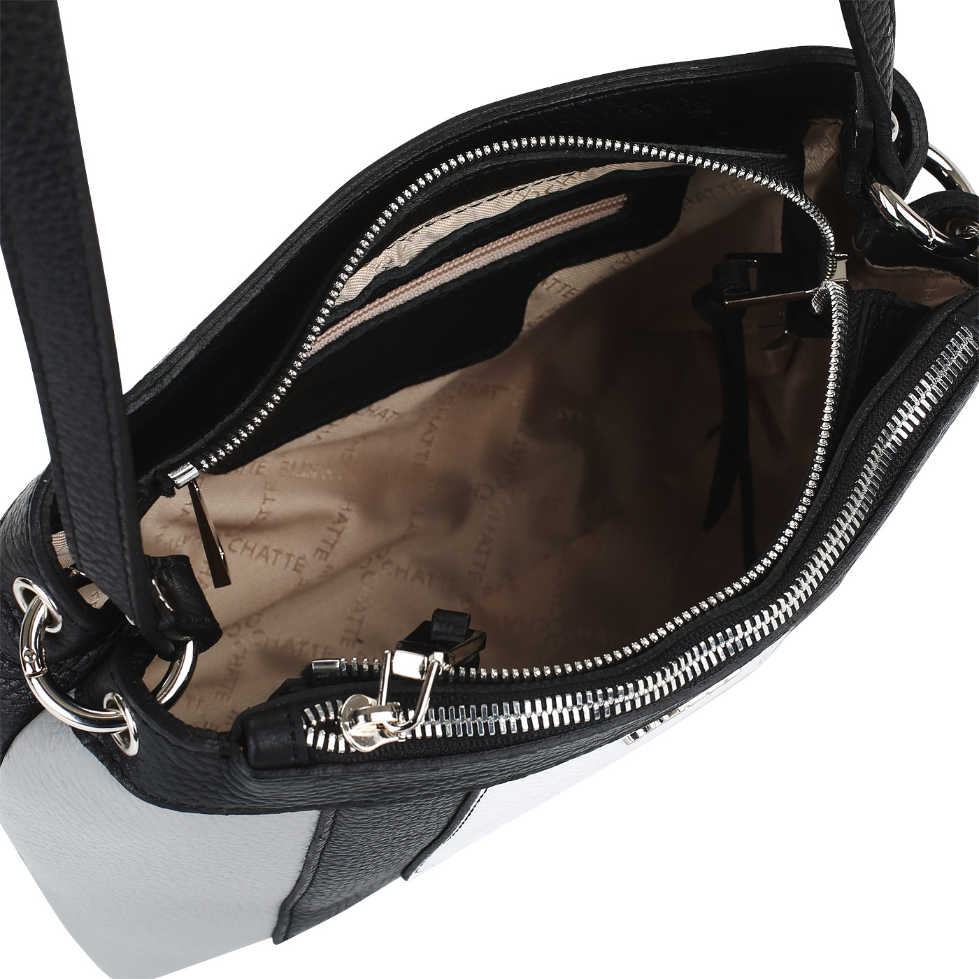 Сумка из зернистой кожи Chatte Dijon