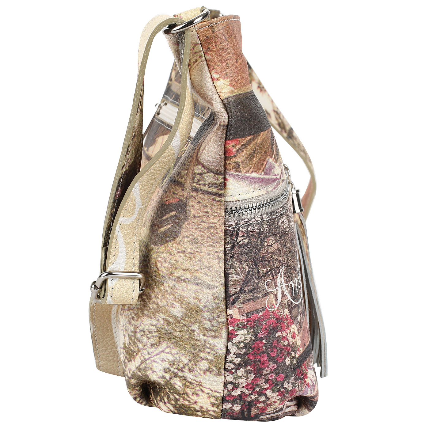 Сумка с принтом через плечо Acquanegra Amsterdam