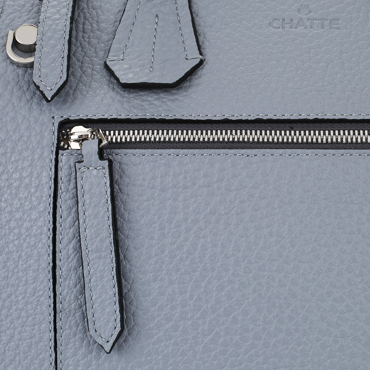 Классическая кожаная сумка Chatte 