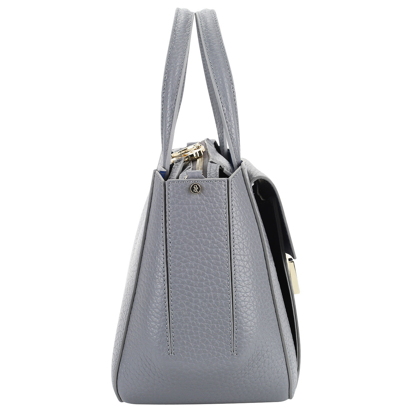 Кожаная сумка со съемным ремешком Carlo Salvatelli Cervino