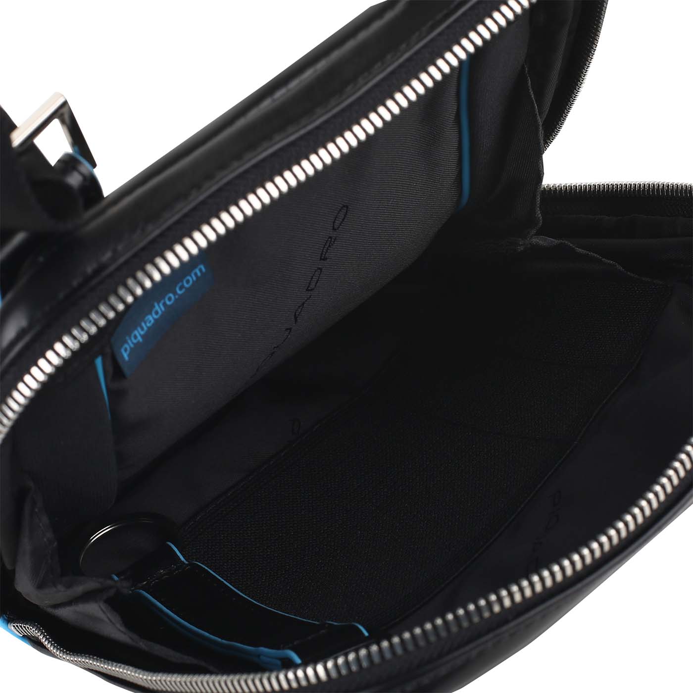 Кожаная сумка через плечо Piquadro Blue square