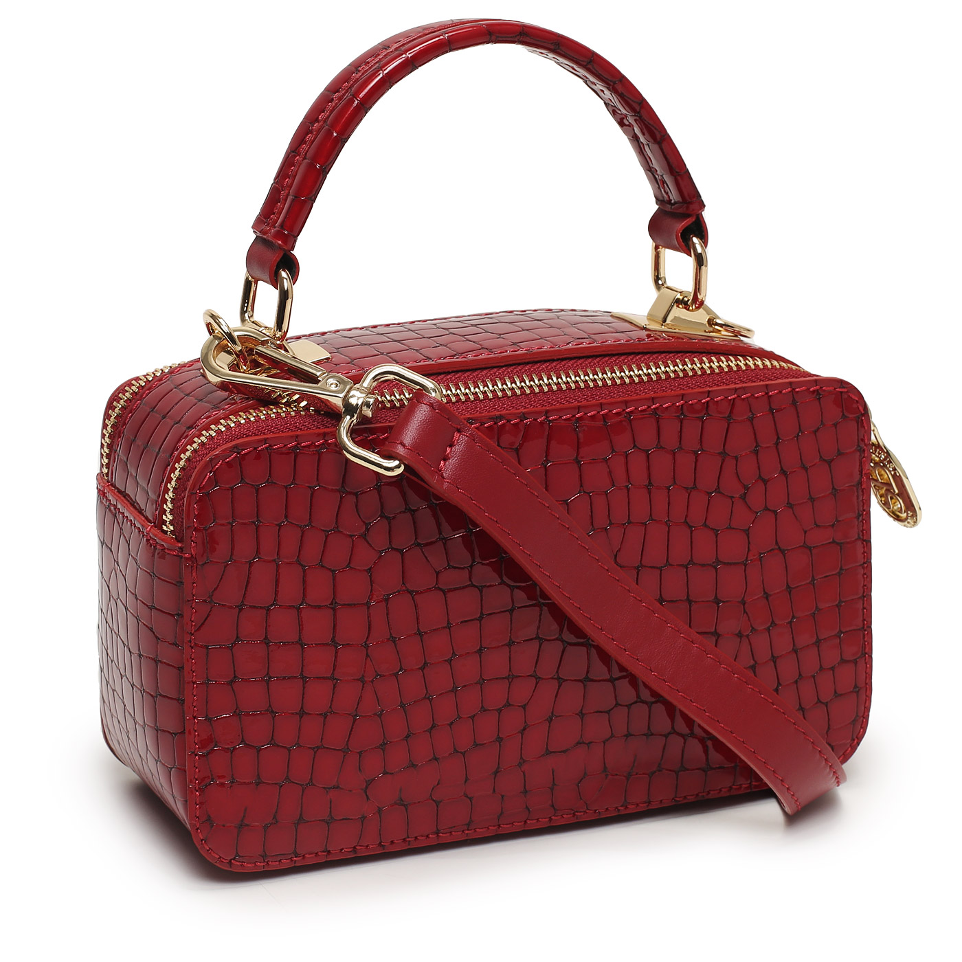 Лакированная сумка Sara Burglar Anna Cocco Lux