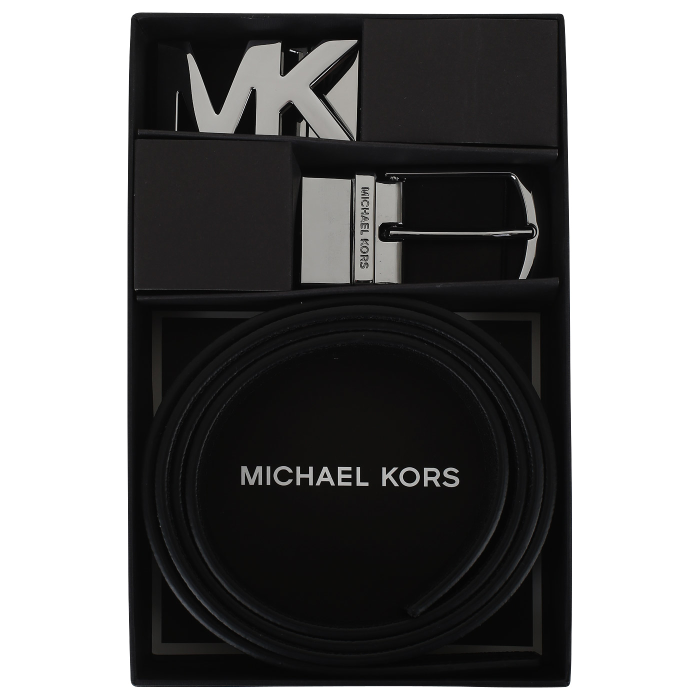 Двусторонний ремень с двумя пряжками Michael Kors Men Belts