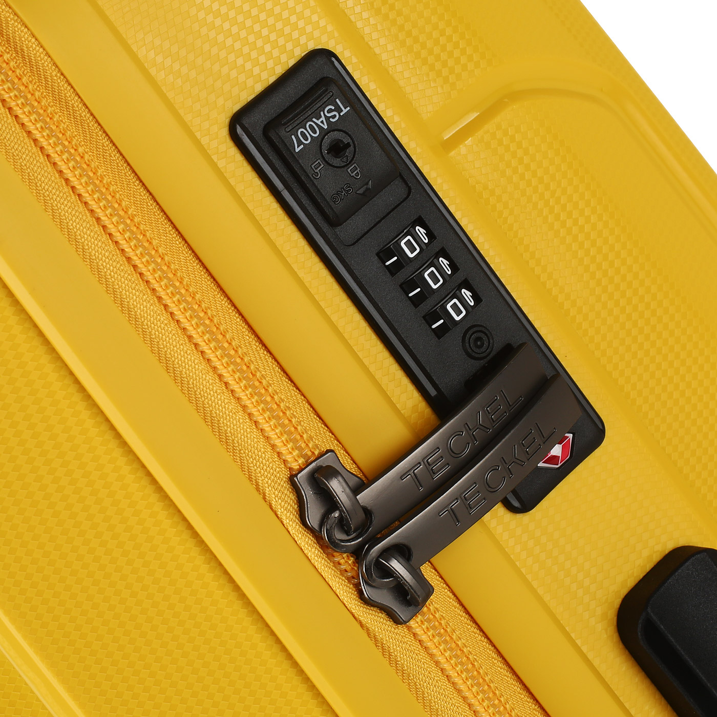 Чемодан средний M из полипропилена с кодовым замком Teckel Avenue