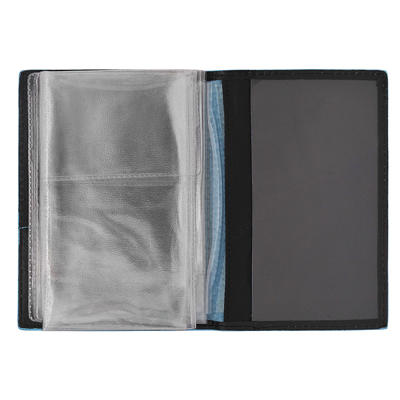 Обложка для автодокументов Piquadro Blue square