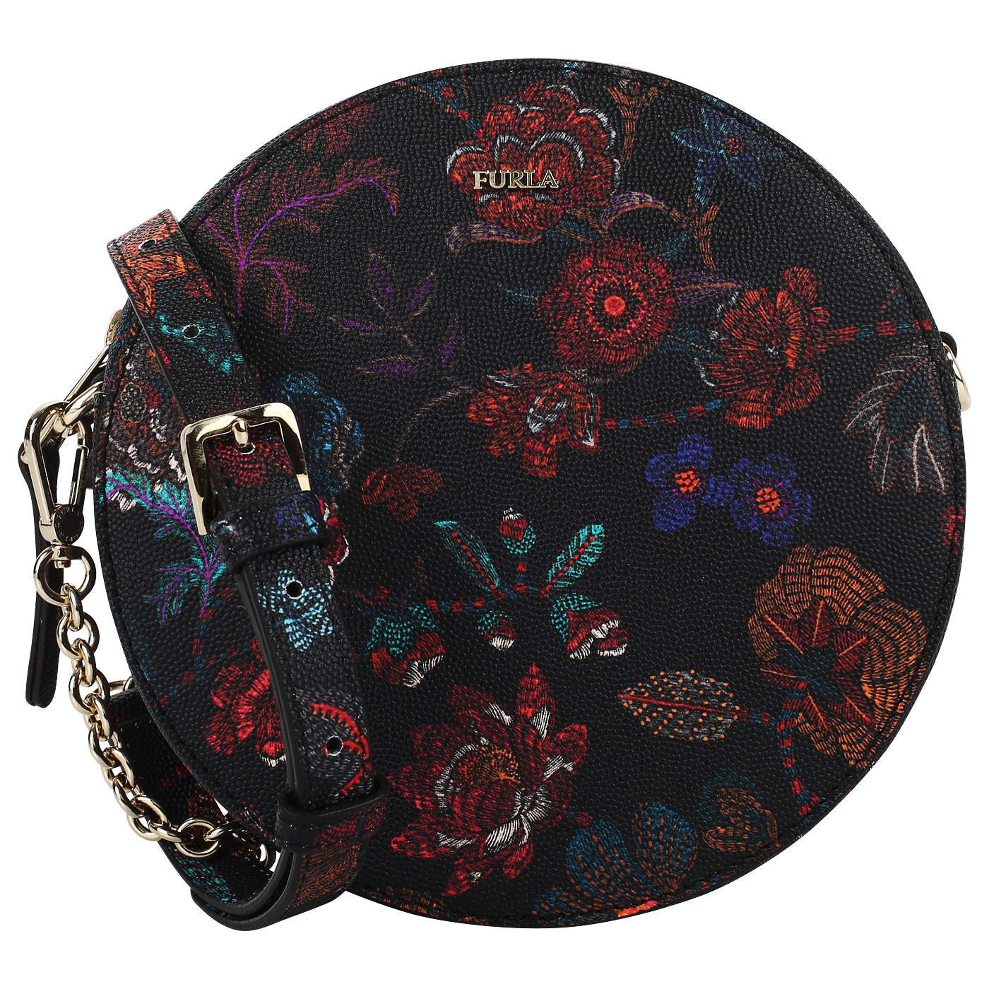 Furla Круглая сумка с принтом