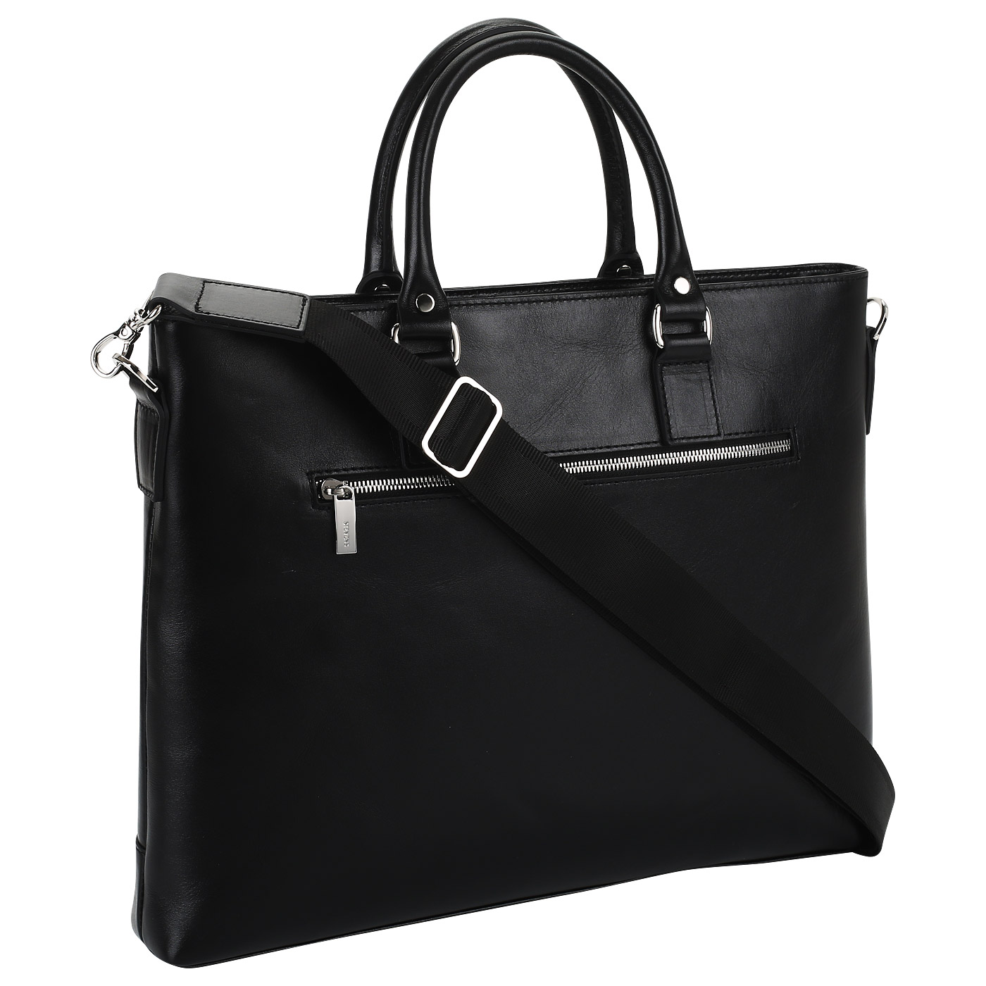 Деловая сумка из гладкой кожи Stevens 