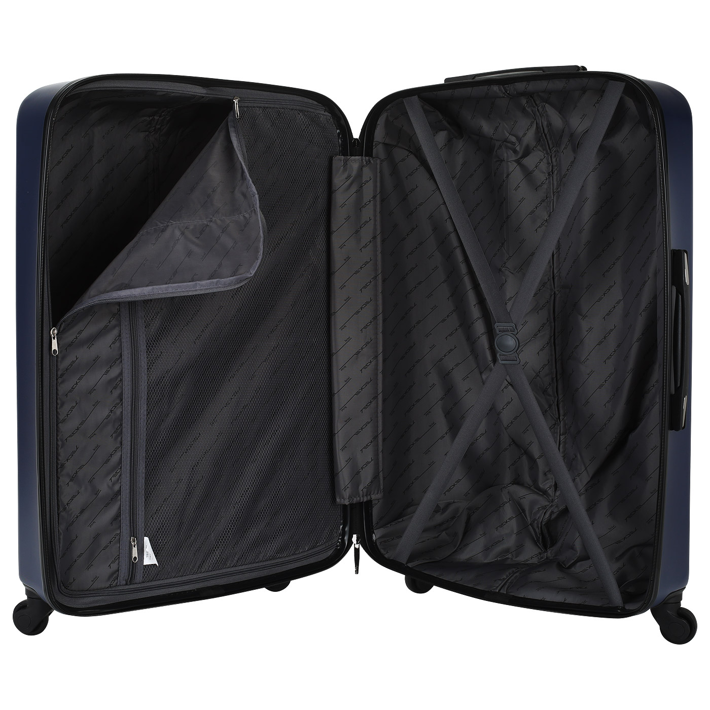 Чемодан большой L из ABS-пластика с кодовым замком Teckel Crossway