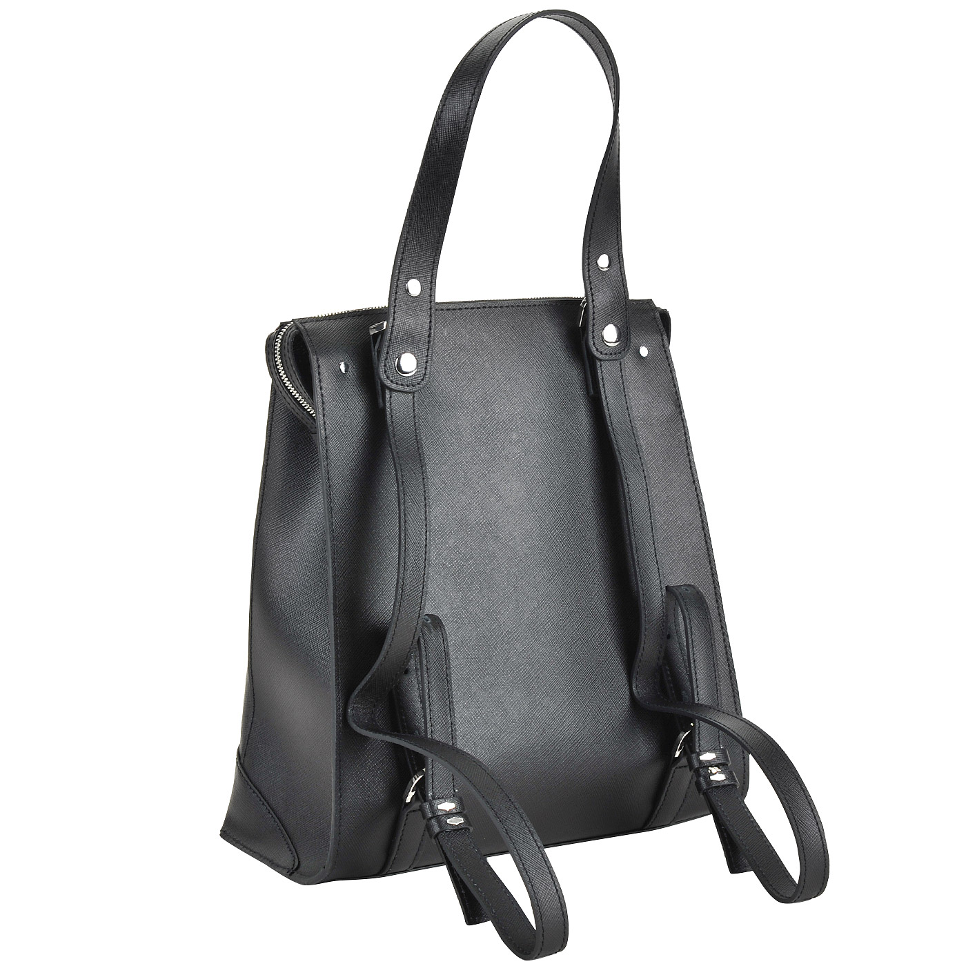 Вместительный женский рюкзак из сафьяновой кожи Chatte 