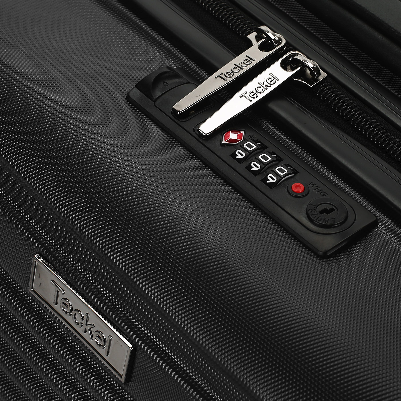 Чемодан маленький S из ABS-пластика с кодовым замком Teckel Horizont