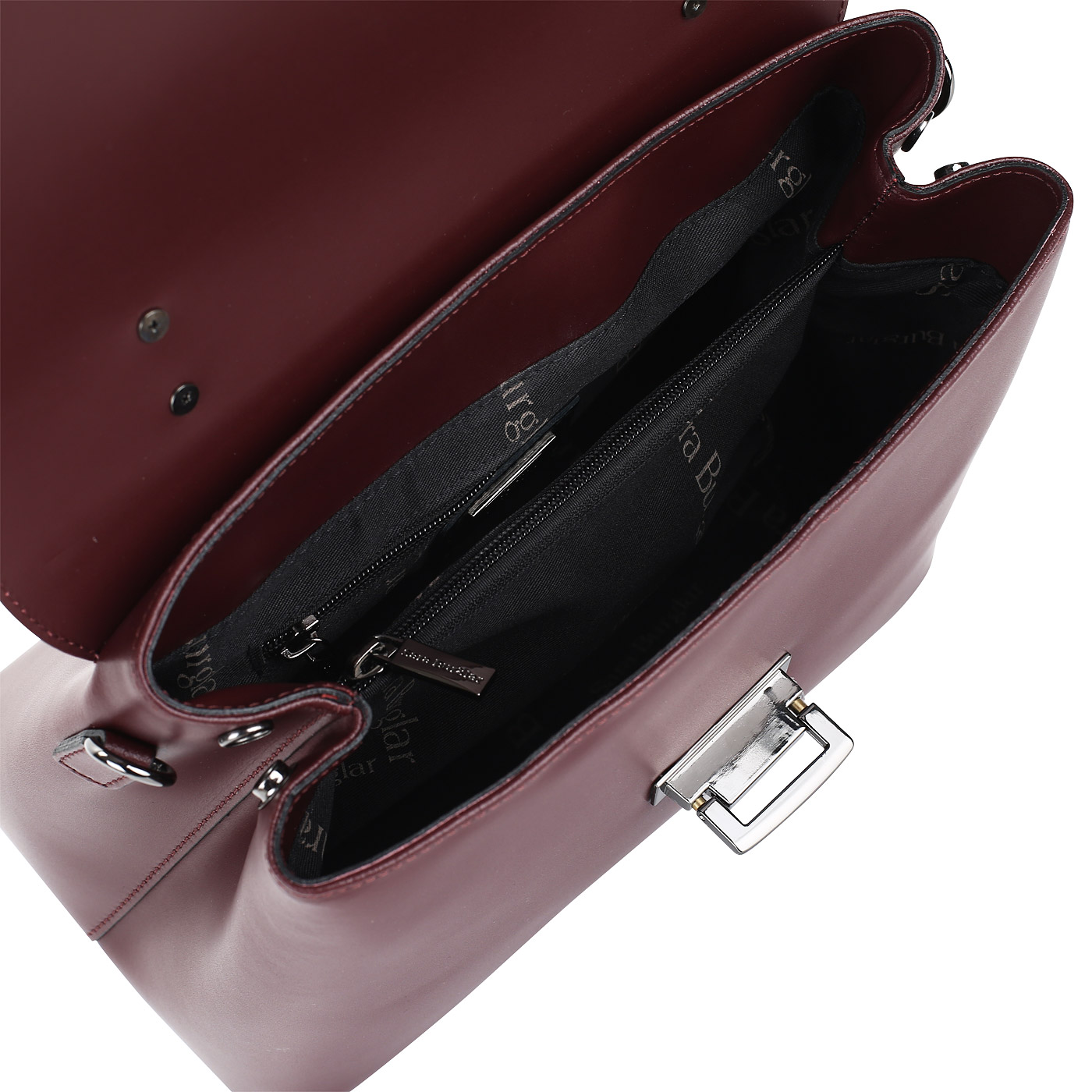 Кожаная сумка на замочке Sara Burglar Diva