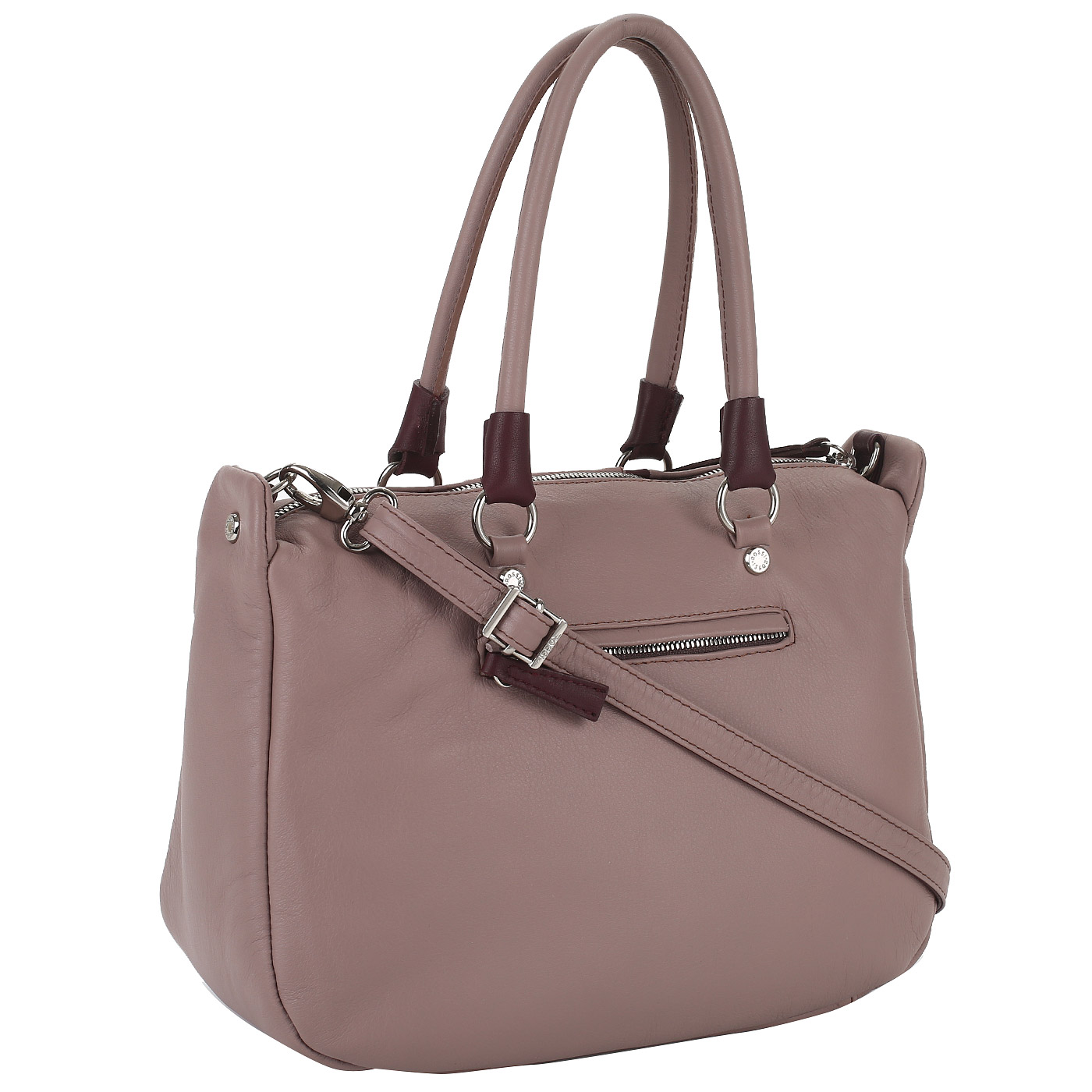 Сумка из мягкой кожи Bruno Rossi 