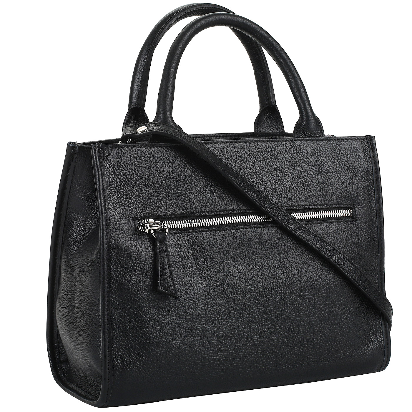 Кожаная сумка с принтом Marina Creazioni 