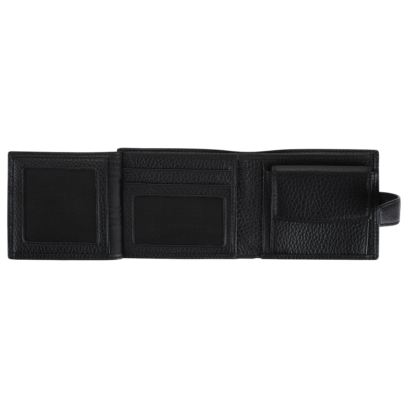 Черное кожаное портмоне Mayrhoff Witten