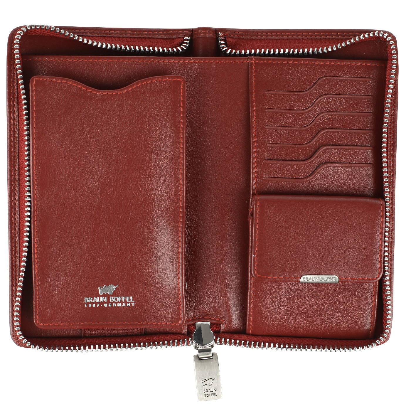 Кожаное портмоне на молнии Braun Buffel Golf