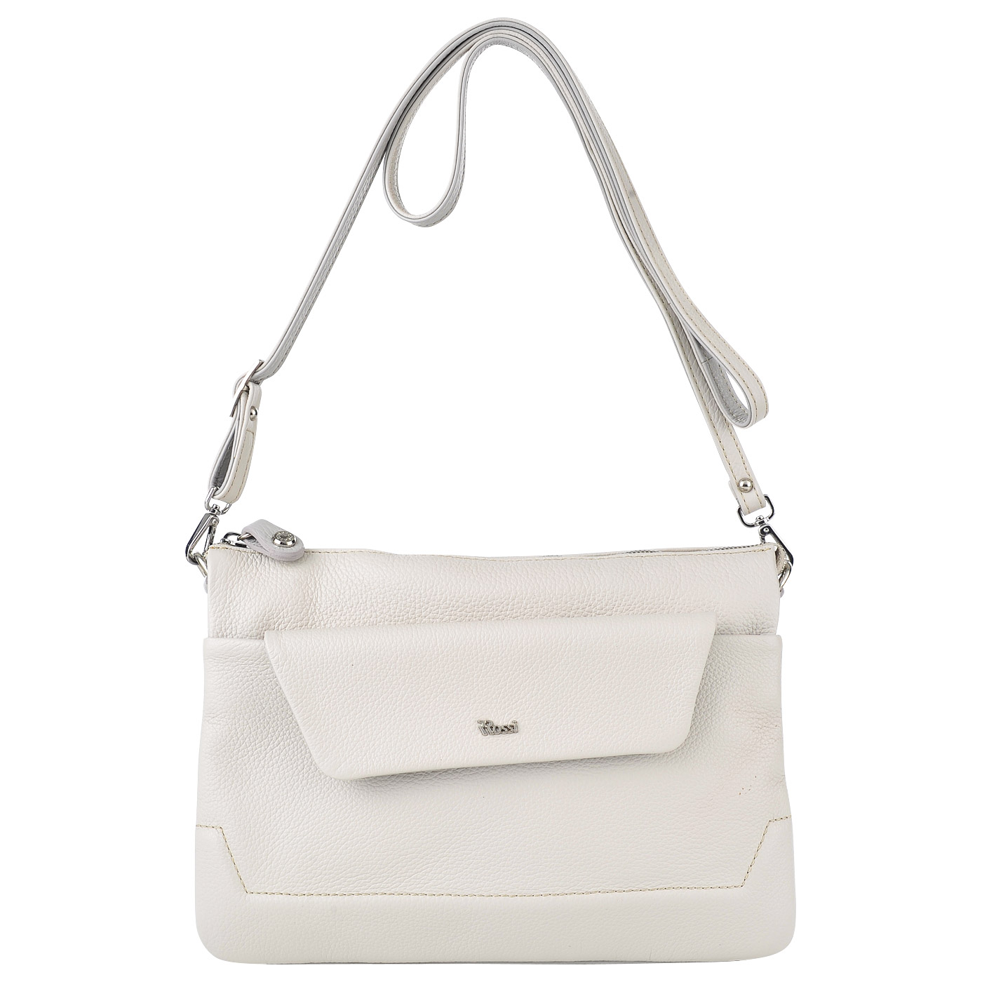 Bruno Rossi Женская кожаная сумка через плечо