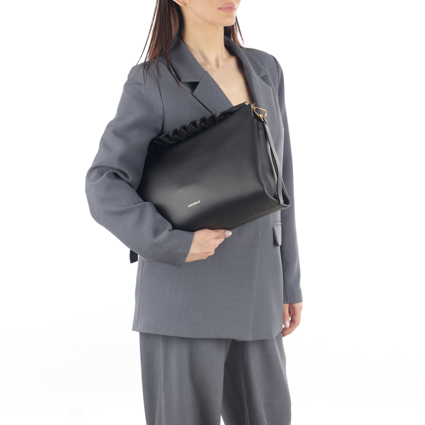 Кожаная сумка Coccinelle Boheme Grana Double