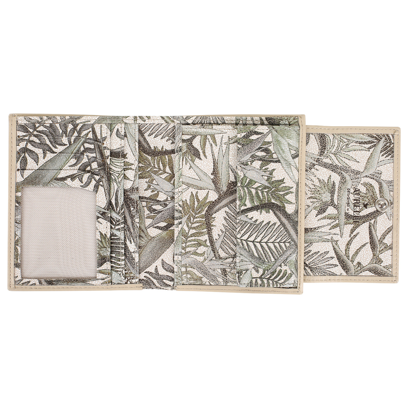 Маленький кошелек на кнопке Aurelli Luna tropico