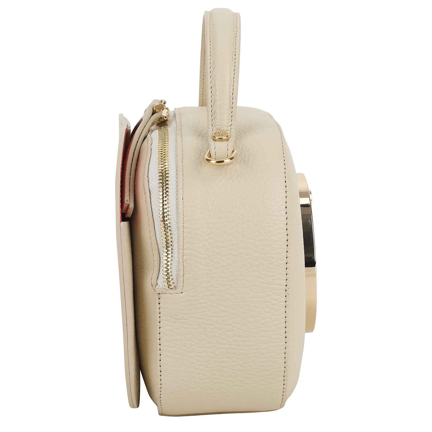 Кожаная сумка с цепочкой Carlo Salvatelli Dora gemma