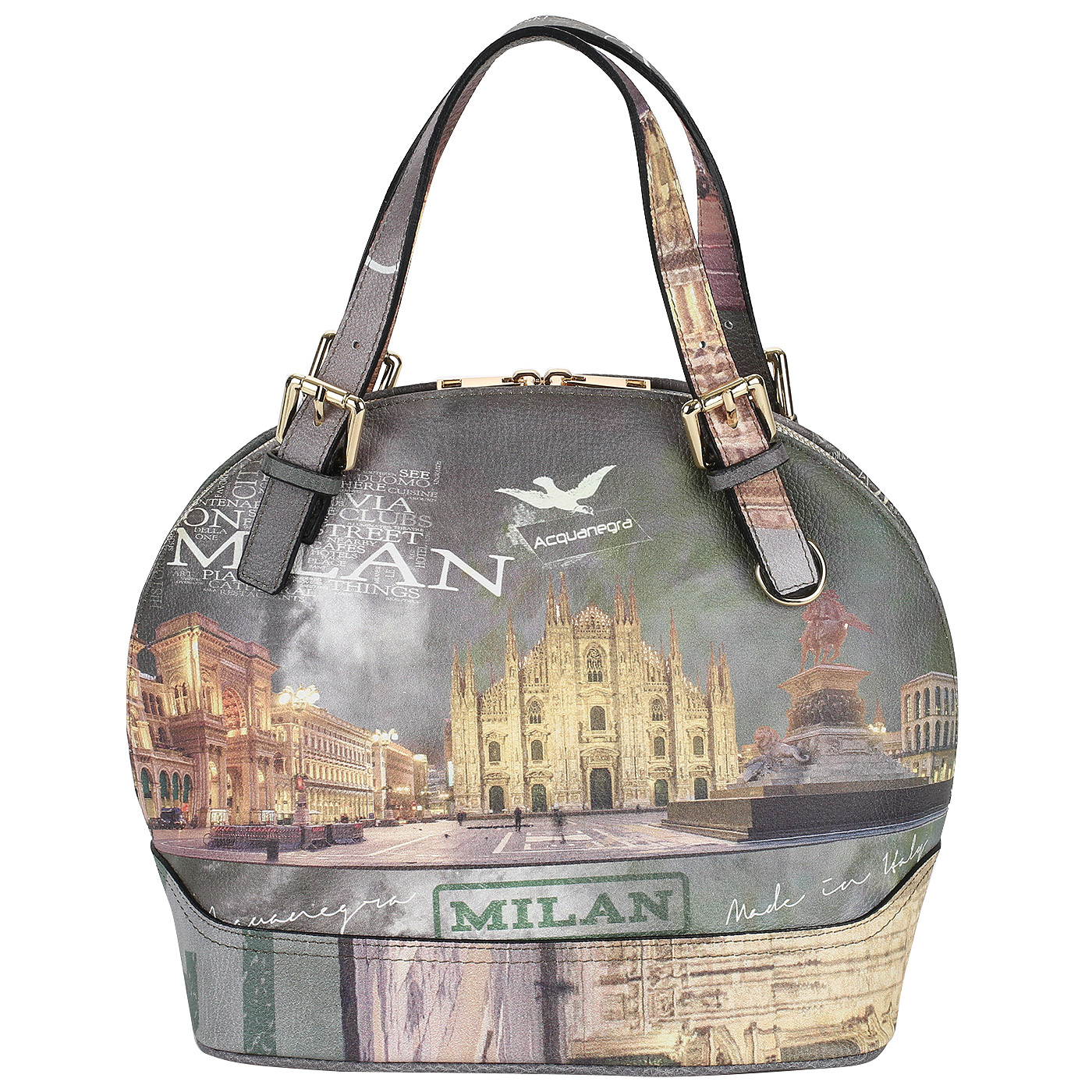 Acquanegra Сумка на двойной молнии