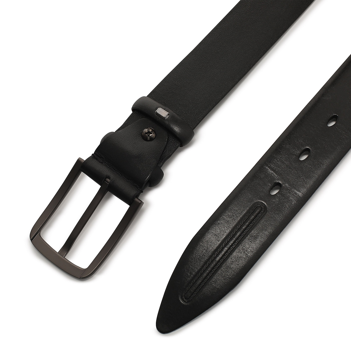 Ремень из гладкой кожи Stevens 