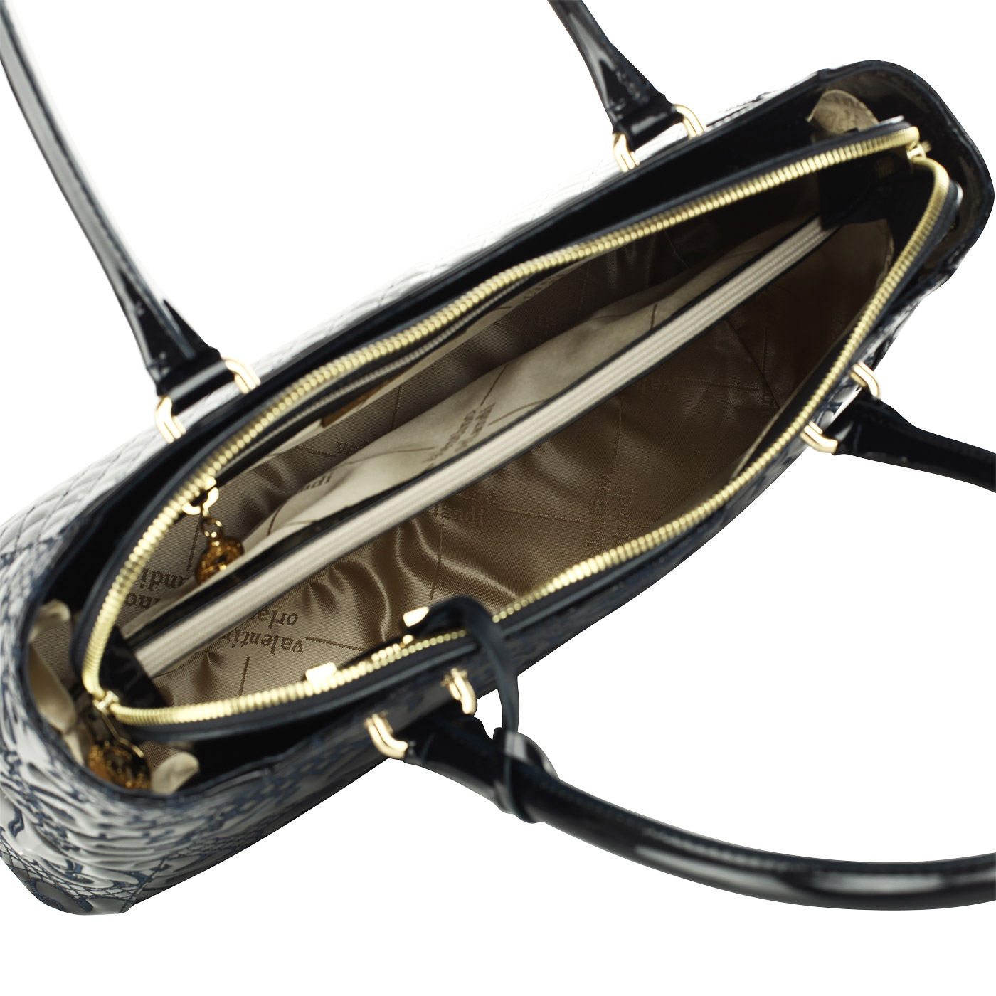 Кожаная сумка со съемным ремешком Valentino Orlandi Soraya