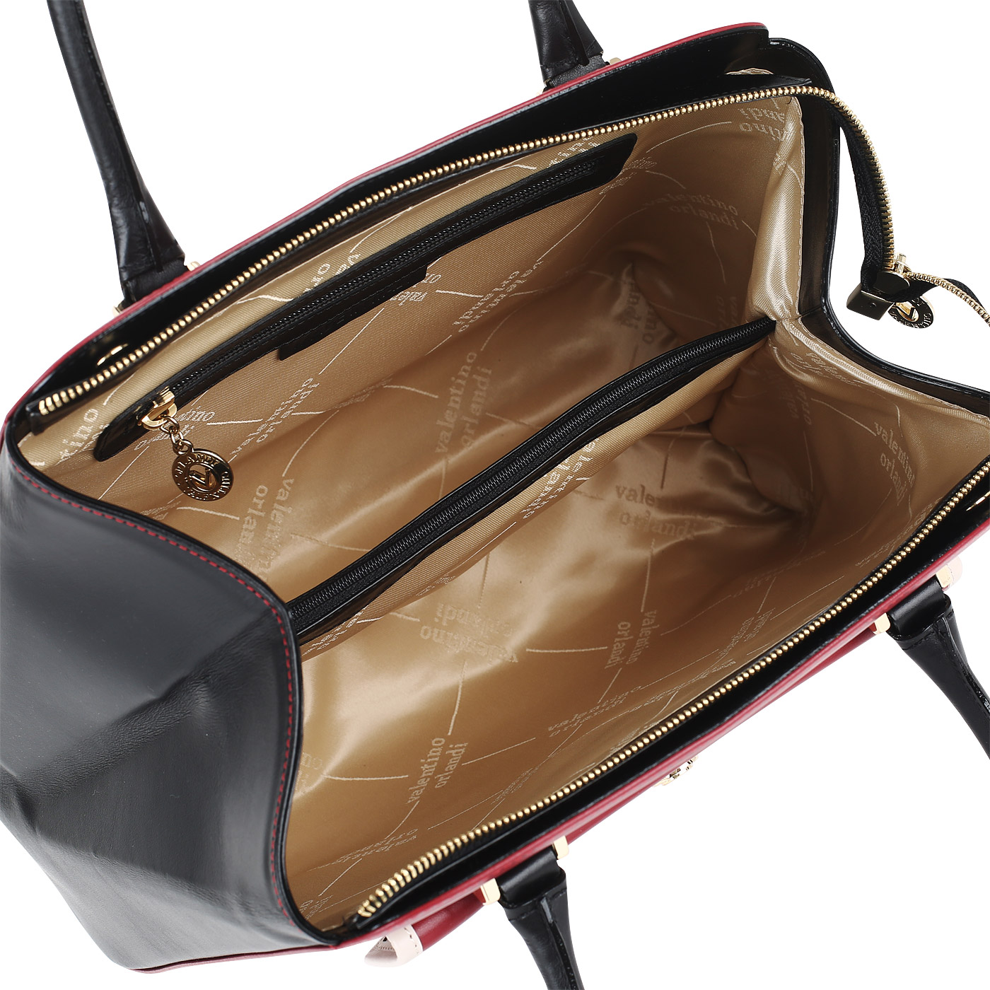 Классическая сумка из кожи Valentino Orlandi Elodie