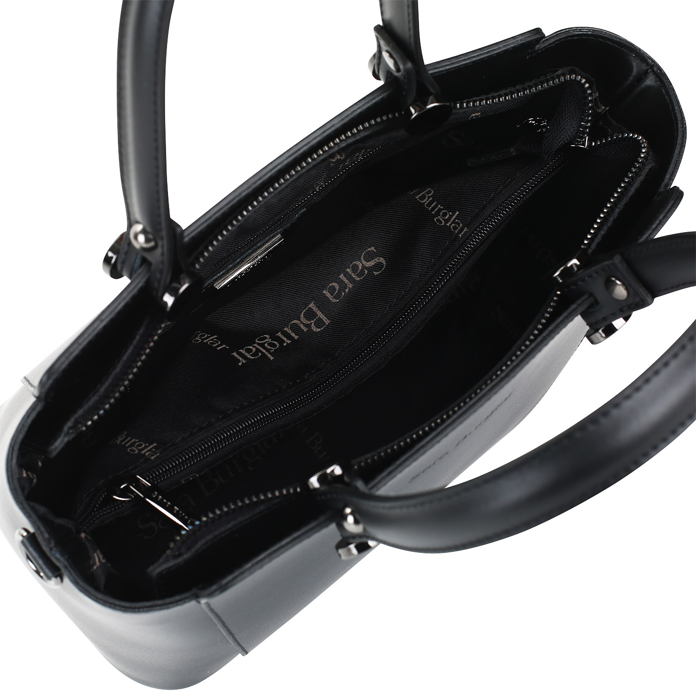 Сумка из черной кожи Sara Burglar Diva