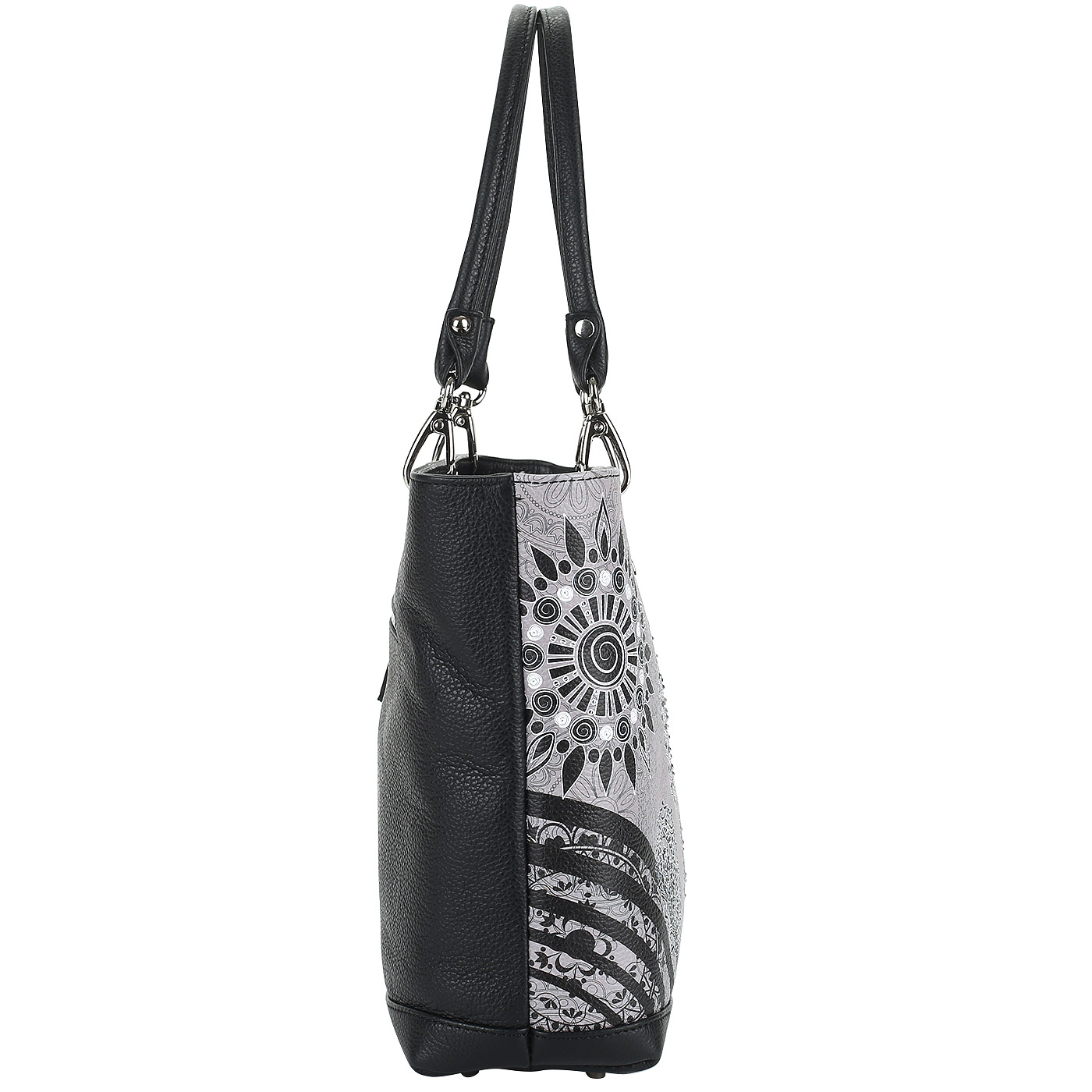 Кожаная сумка со съемными ручками Marina Creazioni 