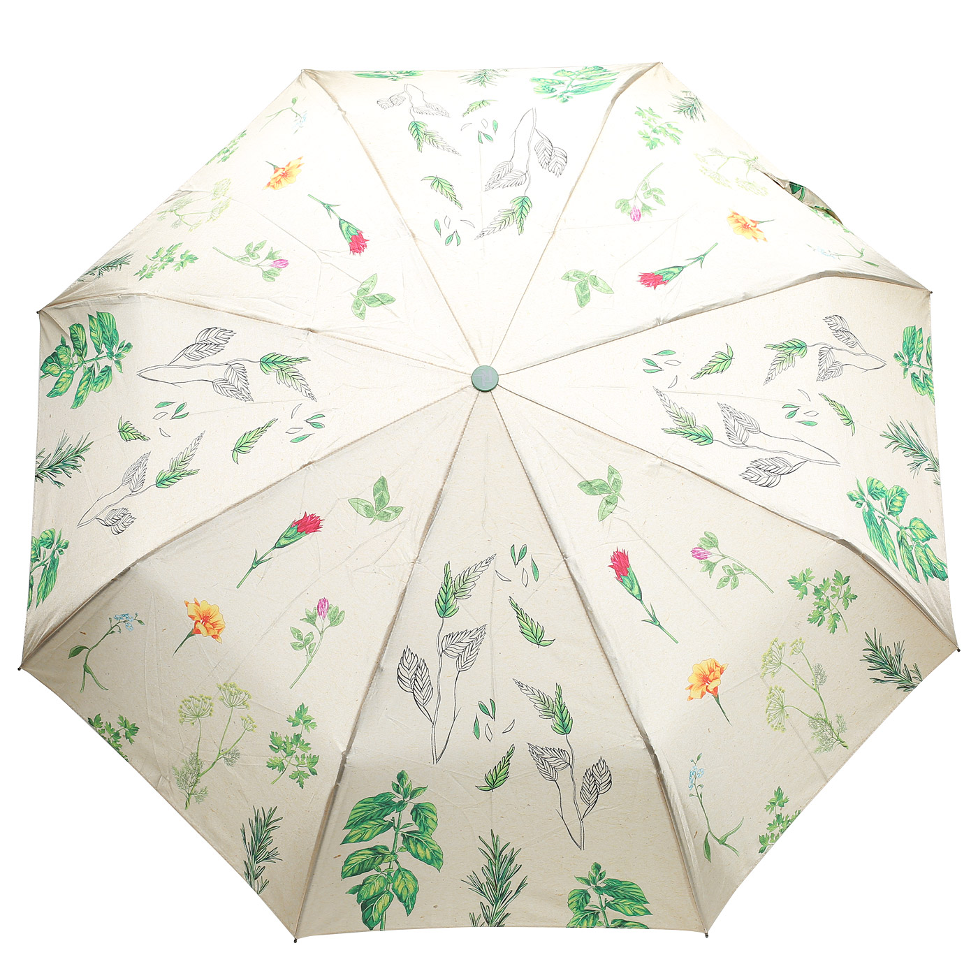 Зонт в три сложения Russian Look 