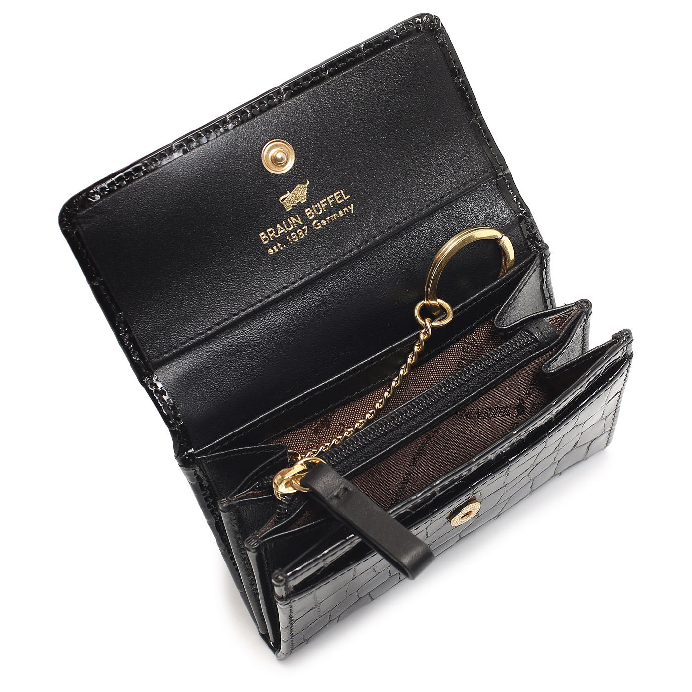 Лакированное портмоне Braun Buffel Verona