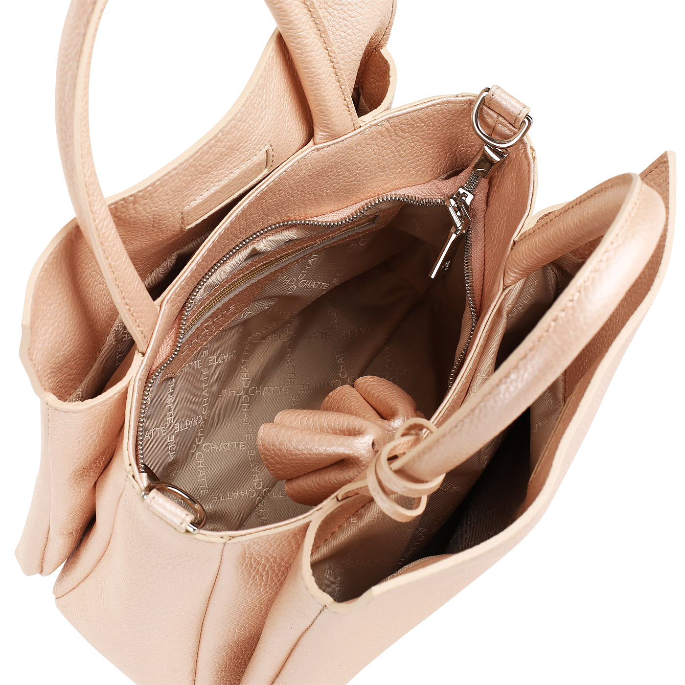 Женская кожаная сумочка с плечевым ремешком Chatte 