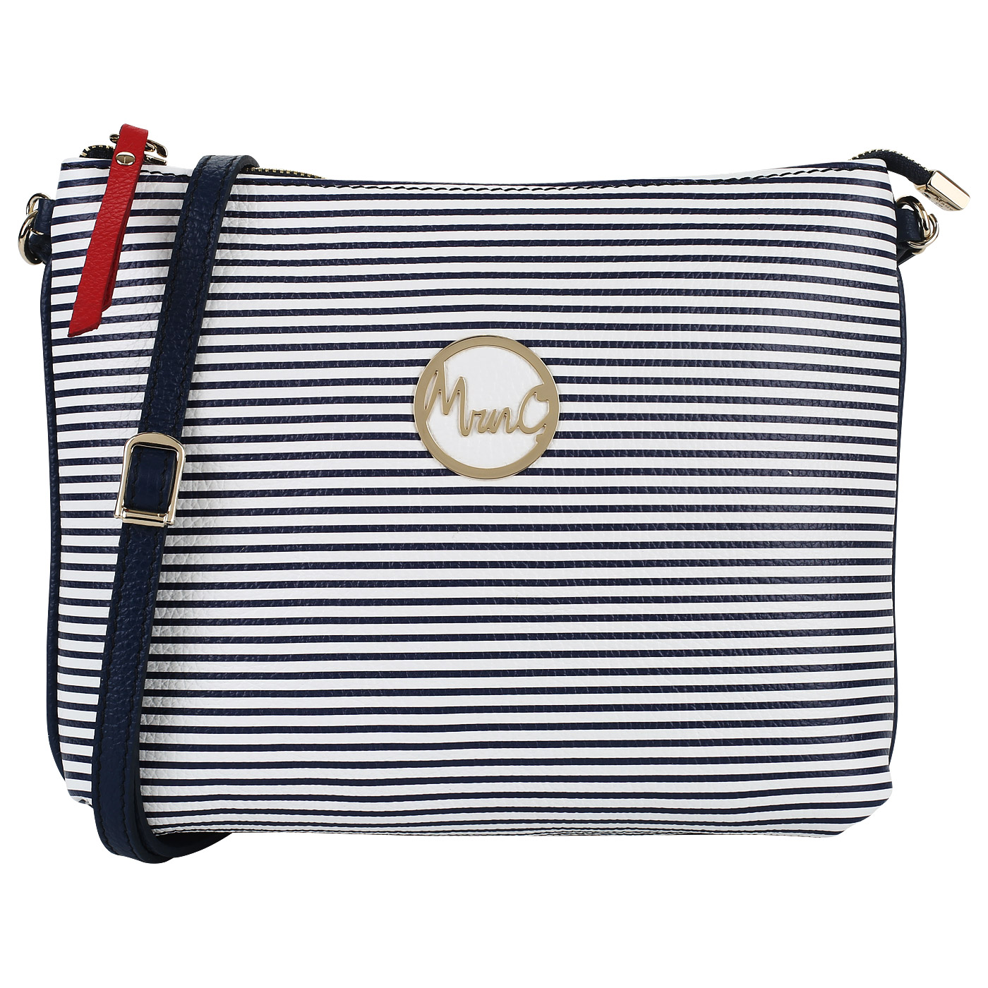 Marina Creazioni Кожаная сумка в полоску