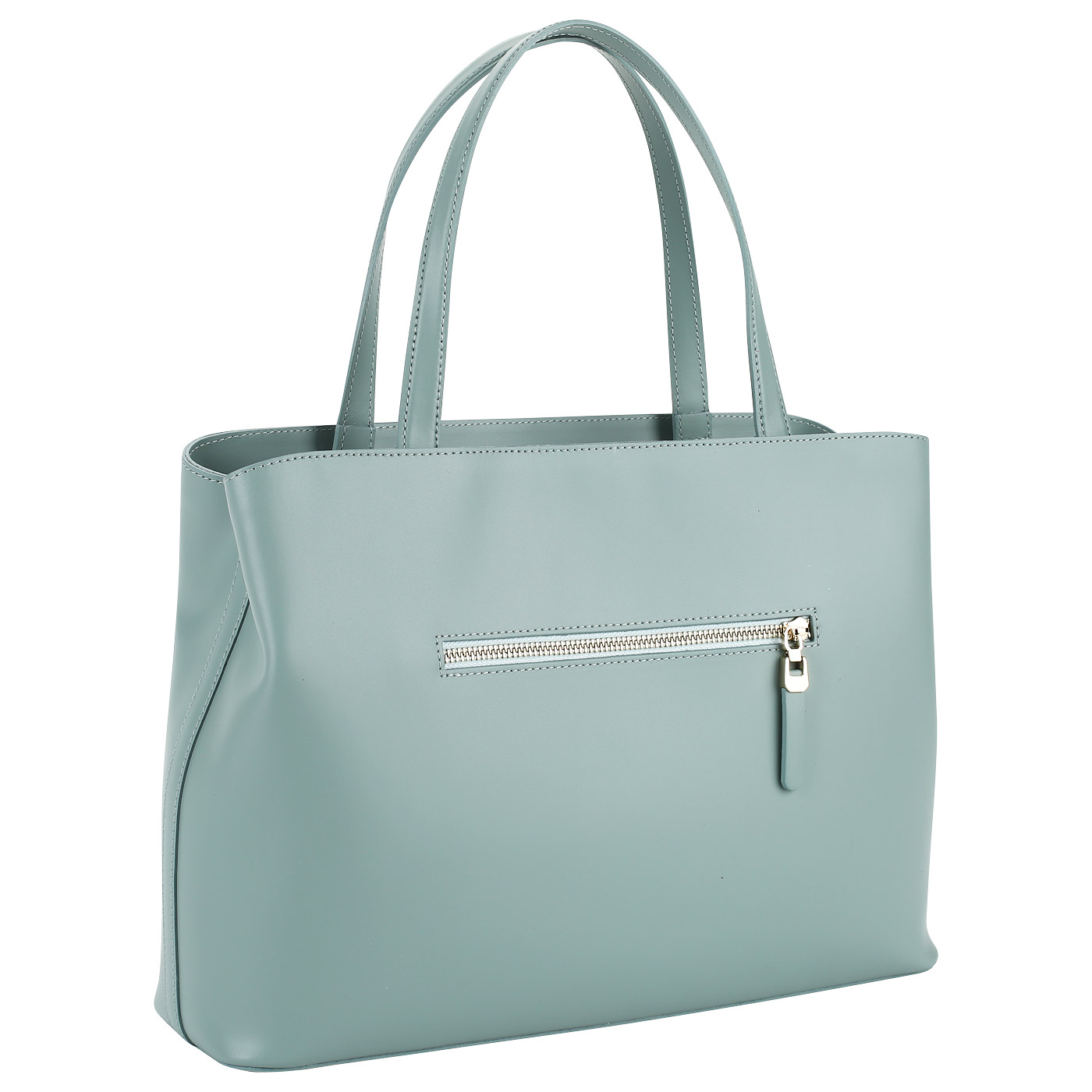 Женская кожаная сумка с декором Aurelli 