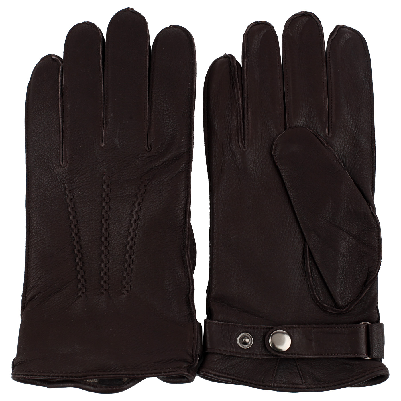 Перчатки с ремешком на кнопке Stevens 